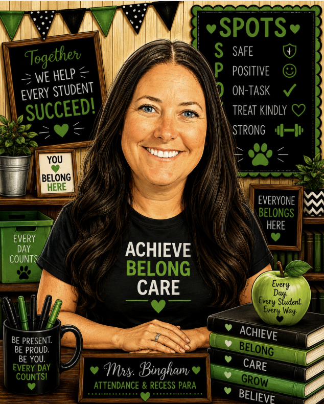 Amy Bingham : Attendance/Recess Para