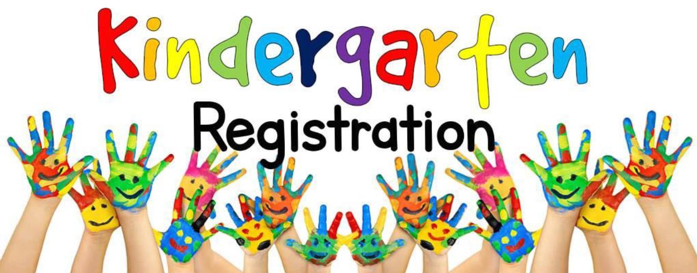 Kindergarten Registration with kids hands 